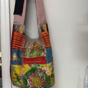 Colorful Patchwork Shoulder Bag